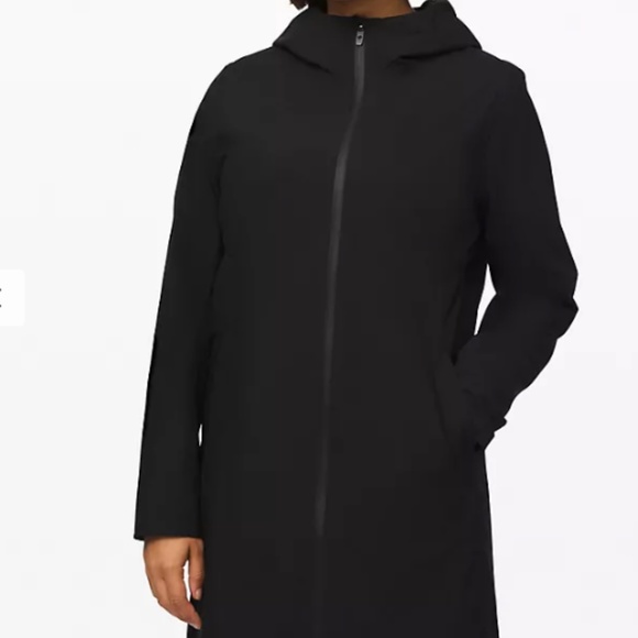 lululemon athletica Jackets & Blazers - Lululemon Long Zip Up Rain Jacket w/Hood